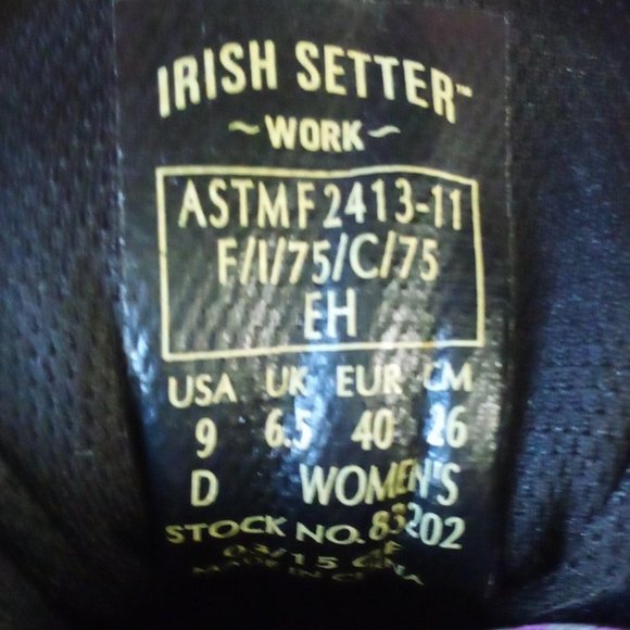 Women's Red Wing Irish Setter Hiking/Workboots - Picture 4 of 4